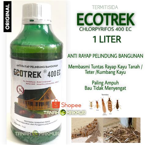 jual anti rayap ecotrek  liter basmi rayap terbaik ecotrex ec