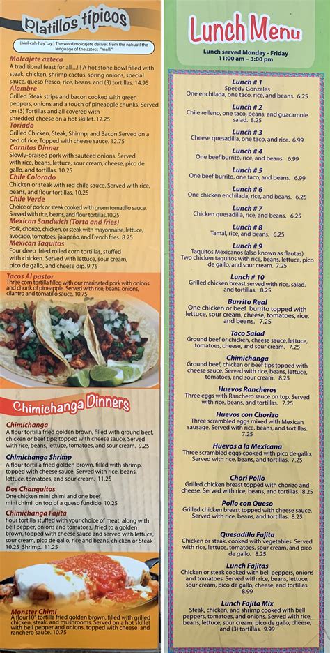 MENU / El Maguey Mexican Restaurant / 1534 Troy Rd., Edwardsville, IL ...