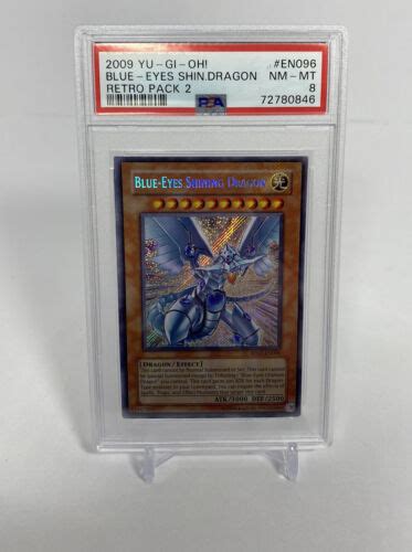 Yugioh Rp En Blue Eyes Shining Dragon Psa Mint Secret Rare Holo