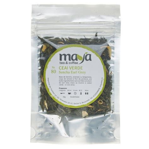 Ceai Verde Sencha Earl Grey Nr Tea Hugs