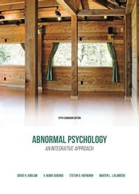 Abnormal Psychology An Integrative Approach 5th Edition