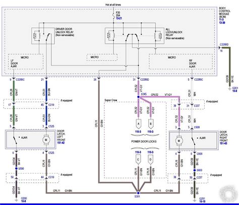 F150 Door Lock Diagram