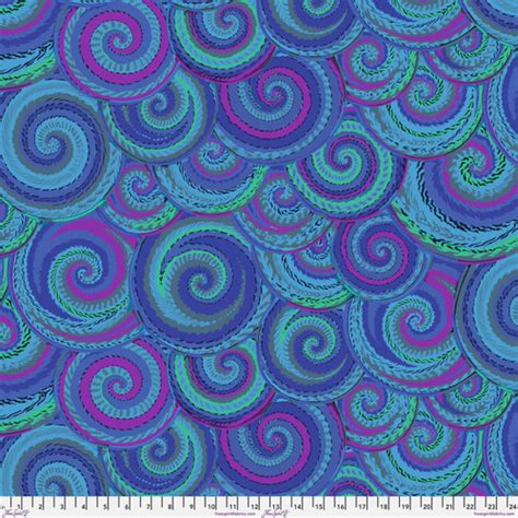 Freespirit Fabrics Begonia Cobalt Kaffe Fassett Collective Stash Philip Jacobs