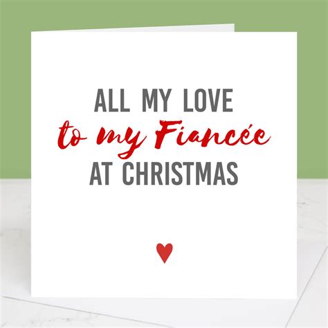 Fiancée Christmas Card By Slice of Pie Designs