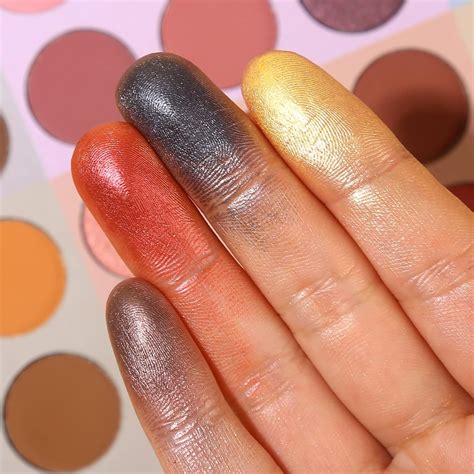 Ucanbe Paleta De Sombra De Ojos De Gema Mbar De Colores Altamente Pigmentada Nude Neutro