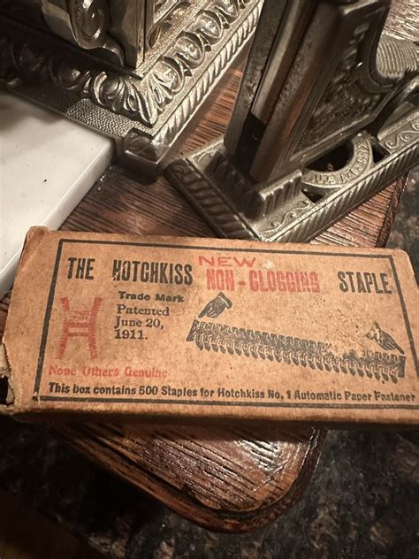 Extremely Rare 1911 Vintage Ncr 1 Hotchkiss Staple Gun Staples And Stapler Ebay