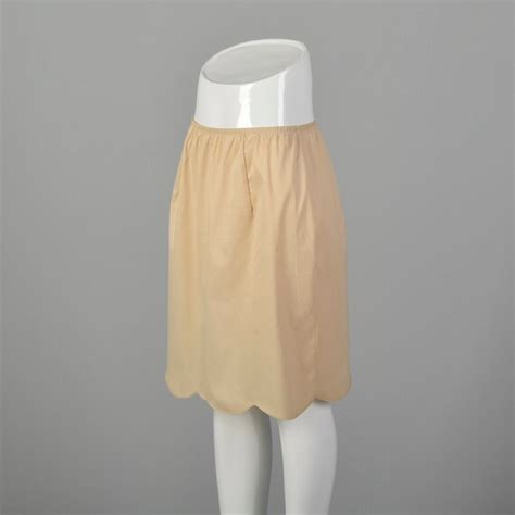 M Vanity Fair Nude Half Slip Vintage Lingerie Nylon Gem