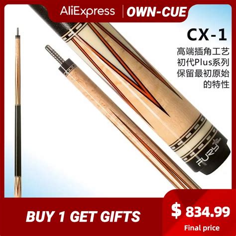 Fury Cx Series Pool Cue Stick Billiard Cue 13mm Kamui Original Tip High