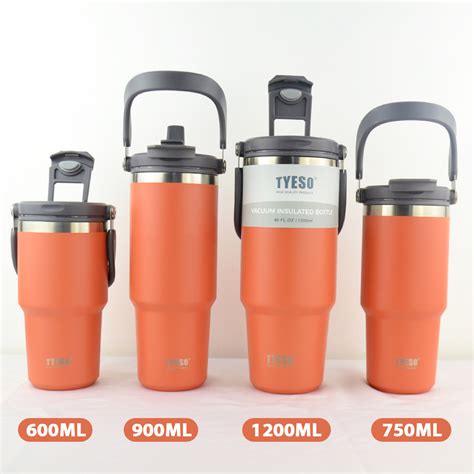 Tyeso Tumbler With Accessories Set Hot And Cold Hours Water Bottles Flask Ml Ml Ml
