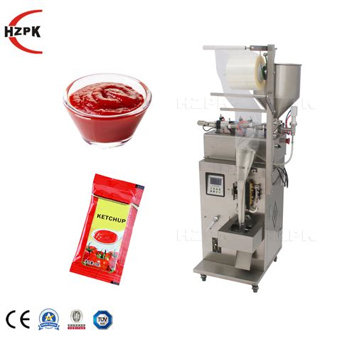 Hzpk Automatic Honey Plastic Sachets Food Multi Function Packaging