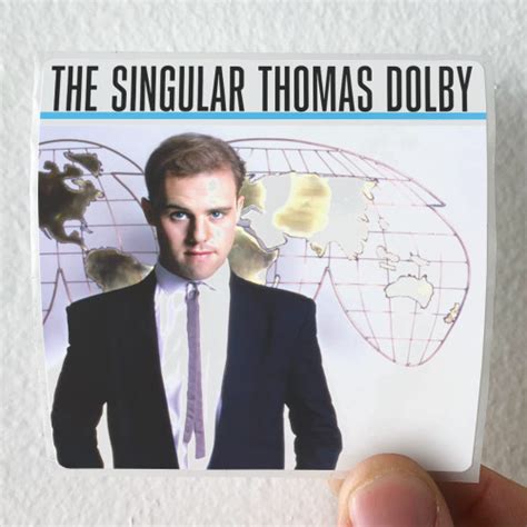 Thomas Dolby The Flat Earth Album Cover Sticker