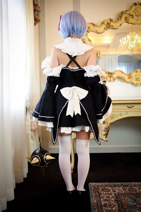 Sexy Rem Ero Cosplay Has Pussy Keyhole Lingerie Sankaku Complex