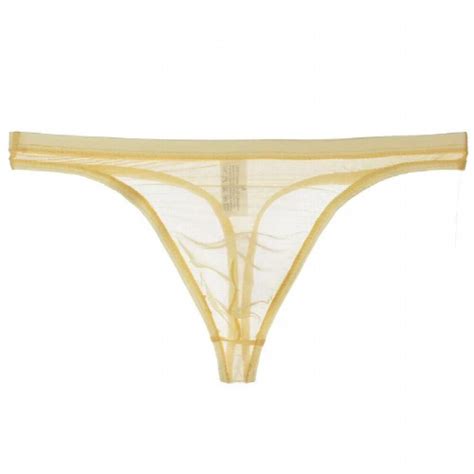 Sexy Thong Mens Nude Transparent Thong Thin Section Mesh Sexy Underwear Sexy Temptation