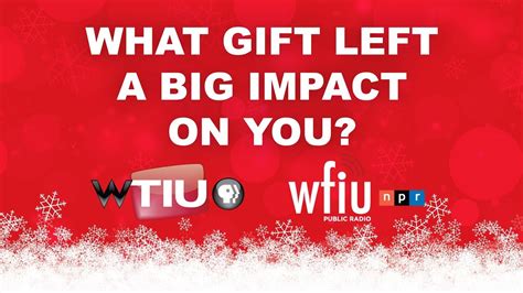 wtiu wfiu hosts  producers share  holiday gift memories youtube