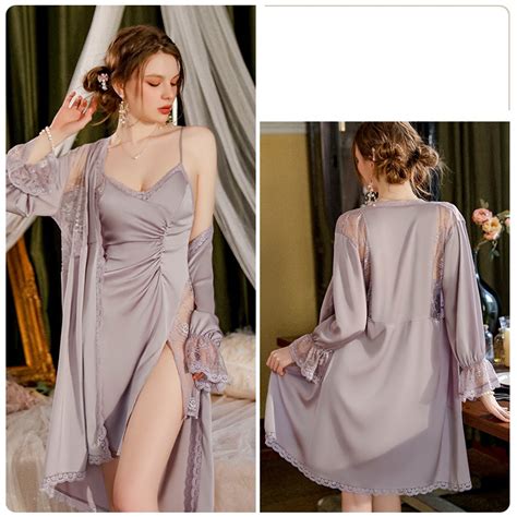 Jual NEW Satu Set Kimiono Baju Tidur Sexy Lingerie Wanita Y79 Shopee Indonesia