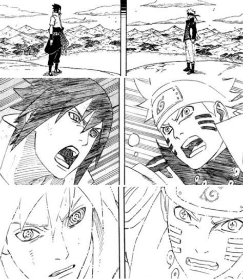 Naruto Vs Sasuke Final Battle Manga