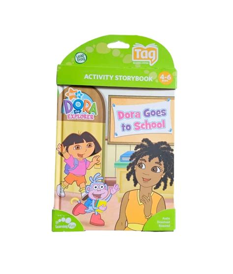 Leapfrog Tag Reading System Book Dora The Explorer Goes To School For