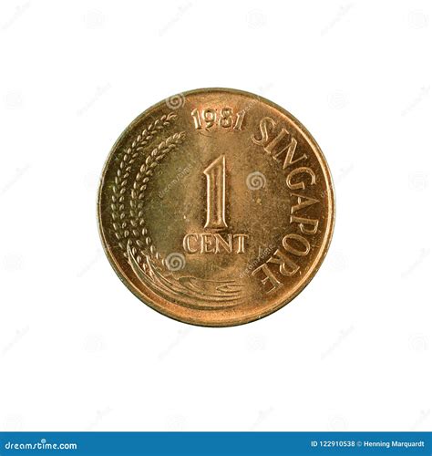 1 Singapore Cent Coin 1981 Obverse Stock Photo Image Of Small Shiny