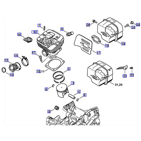 Stihl Ms 361 Parts Diagram