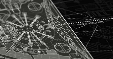 This Poster of The Death Star Blueprints Looks Stunning