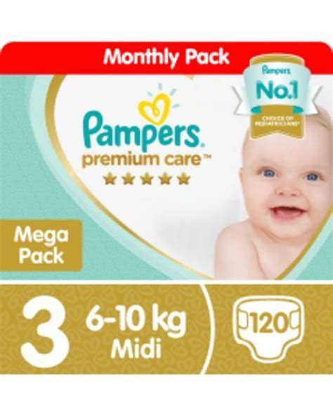 Pampers Premium Care Size Midi Kg Mega Pack Nappies Offer