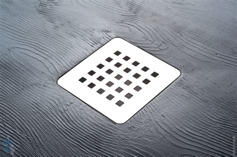 Решетка для душевого поддона ARTI PIERRE Tulon Wood нерж. сталь, белая ...