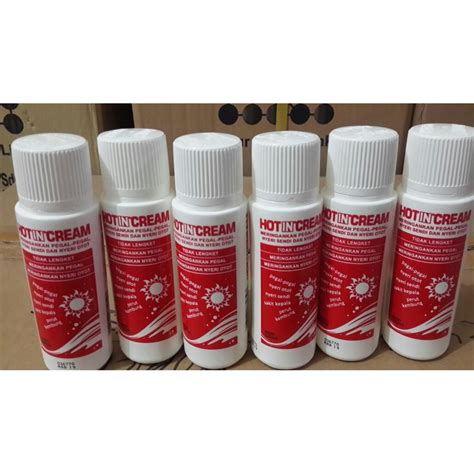 Jual Hot In Cream Cream Meringankan Pegal Nyeri Sendi Botol Shopee Indonesia