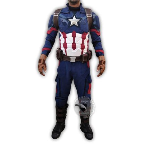 Captain America Civil war Steve Rogers Full Costume suit ( Textured ...