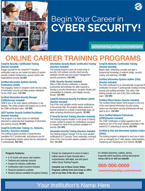 Flyer Cyber Security Programs