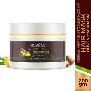 Buy COROnation Herbal Olive And Macadamia Hair Mask 200 Gm Online