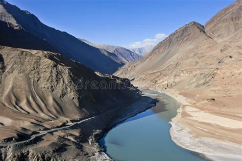 Indus river, Himalayas stock photo. Image of lamauru - 66577586