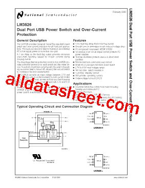 LM3526 Datasheet(PDF) - National Semiconductor (TI)