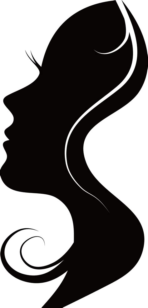 Female Face Silhouette Clip Art Silhouette Clipart Vintage Victorian