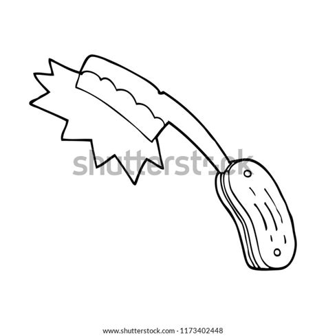 Line Drawing Cartoon Sharp Razor Stock Vector Royalty Free 1173402448