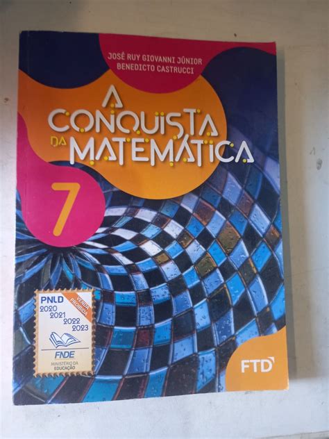 Livro 7 Ano Matematica - A Conquista da Matemática 7 Ano Jose Ruy Giovani | Livro Usado 77290474 ...