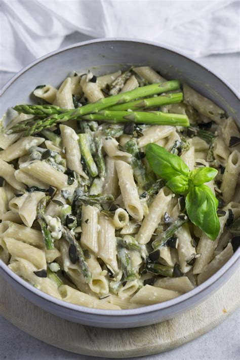 Baked Feta Pasta Mit Gr Nem Spargel Histaminarm Glutenfrei Laktosefrei