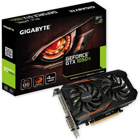 Amazon.com: Tarjeta gráfica Gigabyte Geforce GTX 1050 Ti Windforce (GV ...