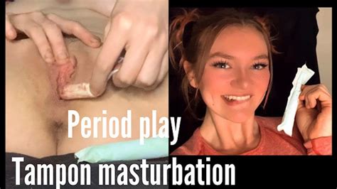Period Masturbation With Tampon Play And Insertion Sexy White Babe Emily R RedTube