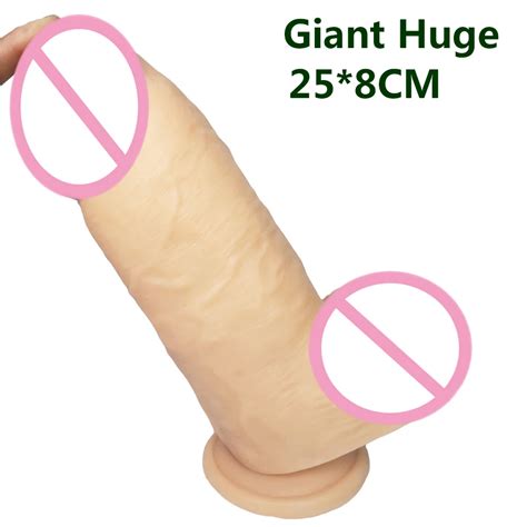 Amaboom Cm Huge Thick Realistic Anal Dildo With Suction Cup Super Big Dick Dong Giant Penis