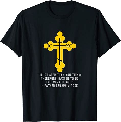 NEW LIMITED Orthodox Christian Seraphim Rose T Shirt Walmart