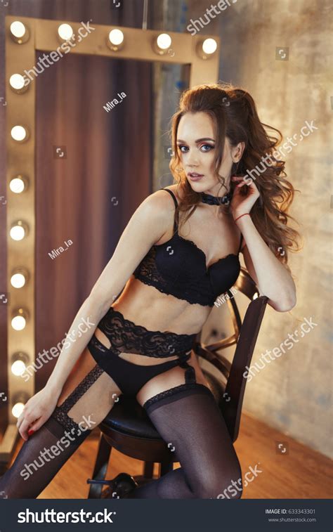 Sexy Beautiful Woman Stockings Lingerie Fashion Stock Photo 633343301 Shutterstock