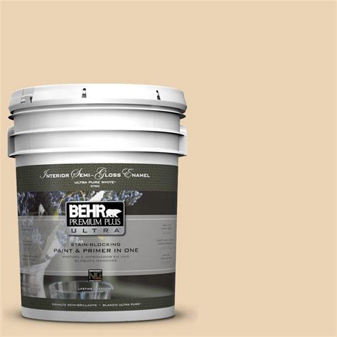 Behr Premium Plus Ultra Gal Icc Champagne Gold Semi Gloss Enamel