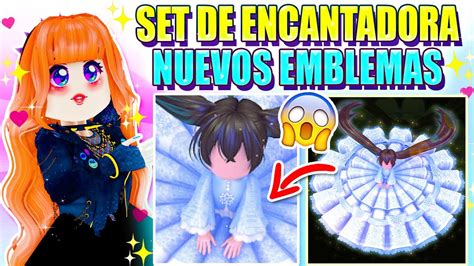 🍬 Nuevos Accesorios De OtoÑo 🎀 Set De La Falda Encantadora Nuevos Emblemas 👑 Royale High Roblox