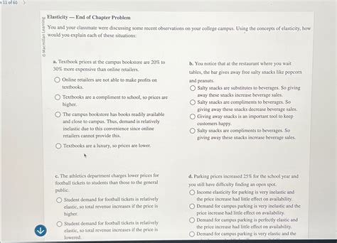 Solved P Of O Elasticity End Of Chapter Problemyou Chegg