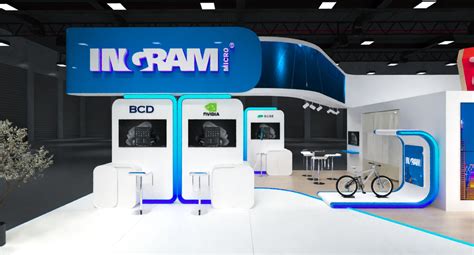 INGRAM Exhibition Stand 3d Booth Design Event Behance