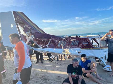 Aeronave Ultraleve Cai Na Praia Do Pres Dio Em Aquiraz Piloto Morre