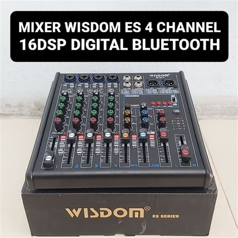 Jual Wisdom Mixer Es Channel Mikser Es Digital Bluetooth Usb