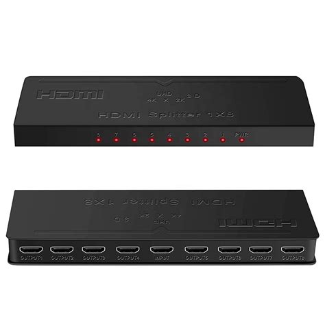 Splitter Hdmi 1X8 Rozdzielacz 4K 2K Ultra Hd 4K PAWONIK Sklep EMPIK