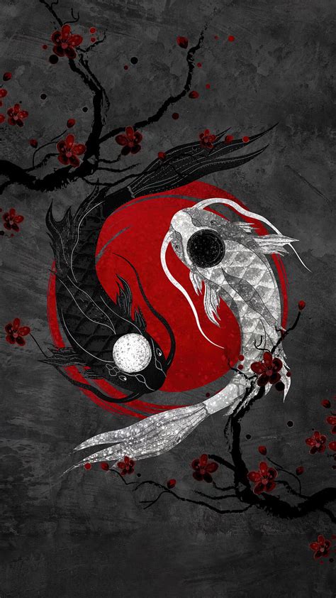 Yin Yang Koi Fish Wallpaper EthelRex Blog