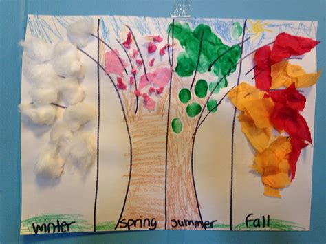 Four Seasons Art Project Kindergarten
